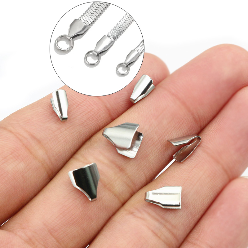 Jewelry Making Pieces - 100 piezas de acero inoxidable, 2-7mm,