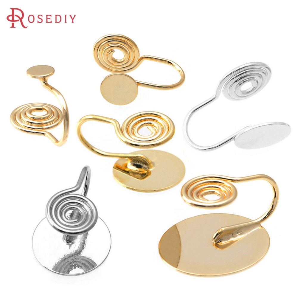 Jewelry Making Pieces - 4MM~14MM, Latón Color Oro de 18K