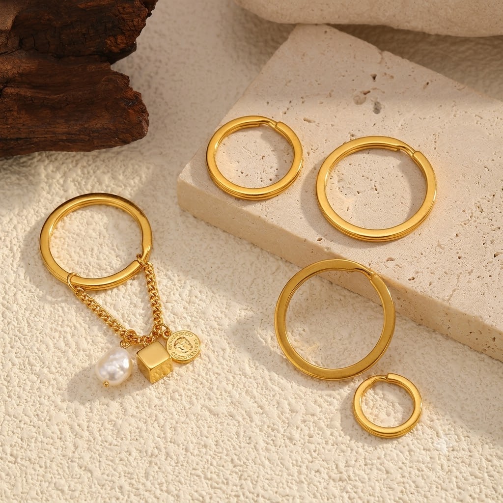 Jewelry Making A Ring - 10 piezas de acero inoxidable de