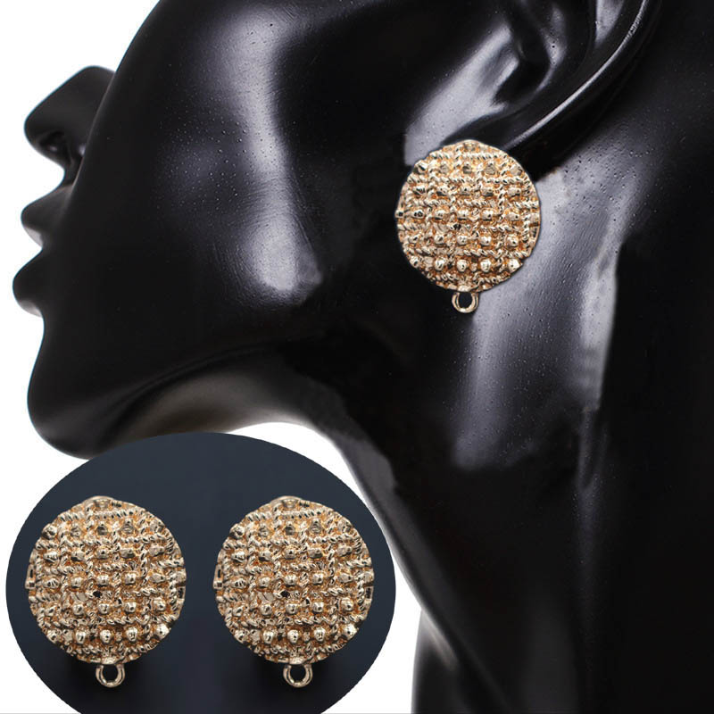 Jewelry Making Dubai - Pendientes colgantes para mujer, conectores circulares,