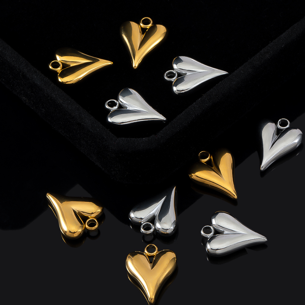 Jewelry Making Hammer - Colgantes de corazón de acero inoxidable