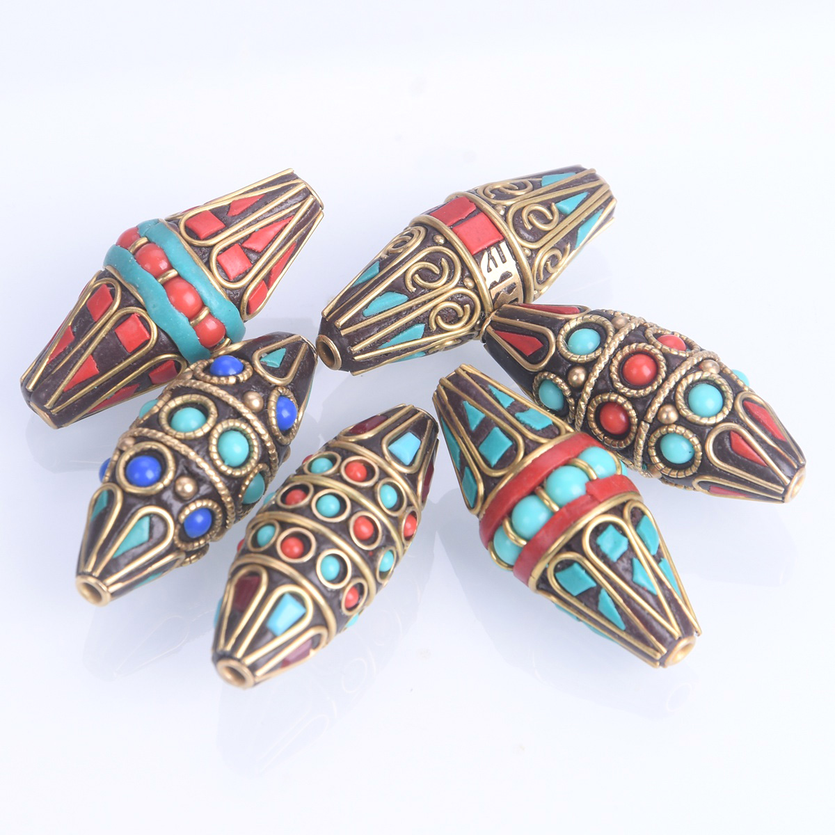 Jewelry Making In Clay - 1 unidad de cuentas sueltas artesanales