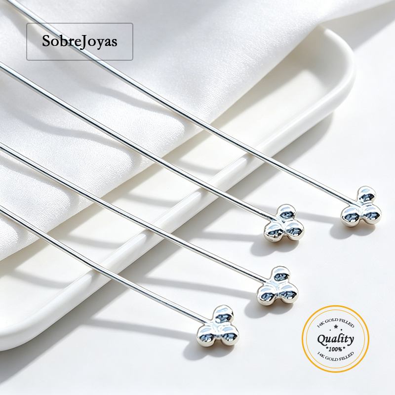 3 Cabezas de Perla de Plata de - Jewelry Making Silver reseña y precio