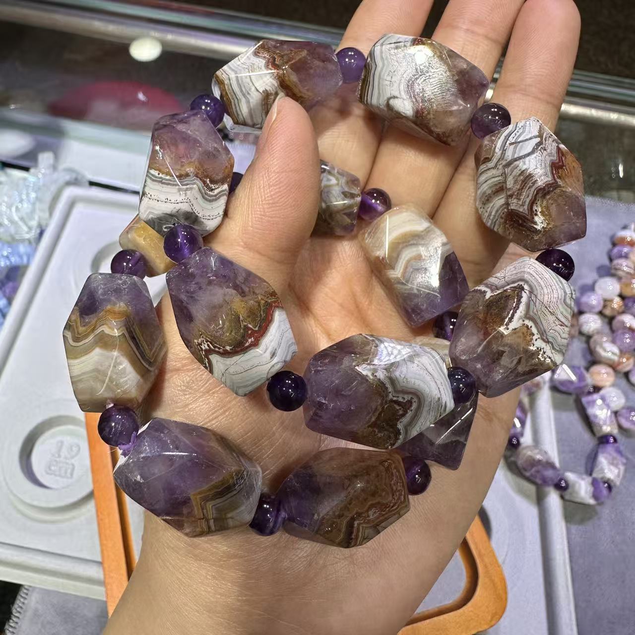 Pulsera de Ágata Natural AAAA  - Crystal Bead Mix reseña y precio