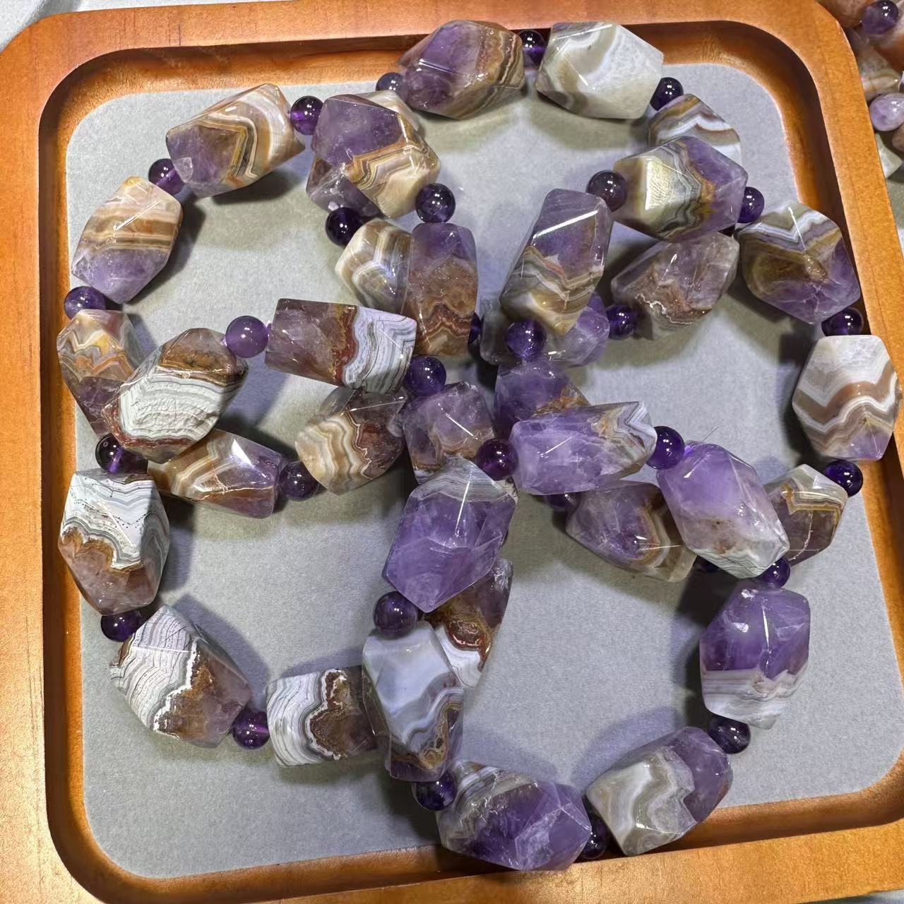 Pulsera de Ágata Natural AAAA  - Crystal Bead Mix reseña y precio