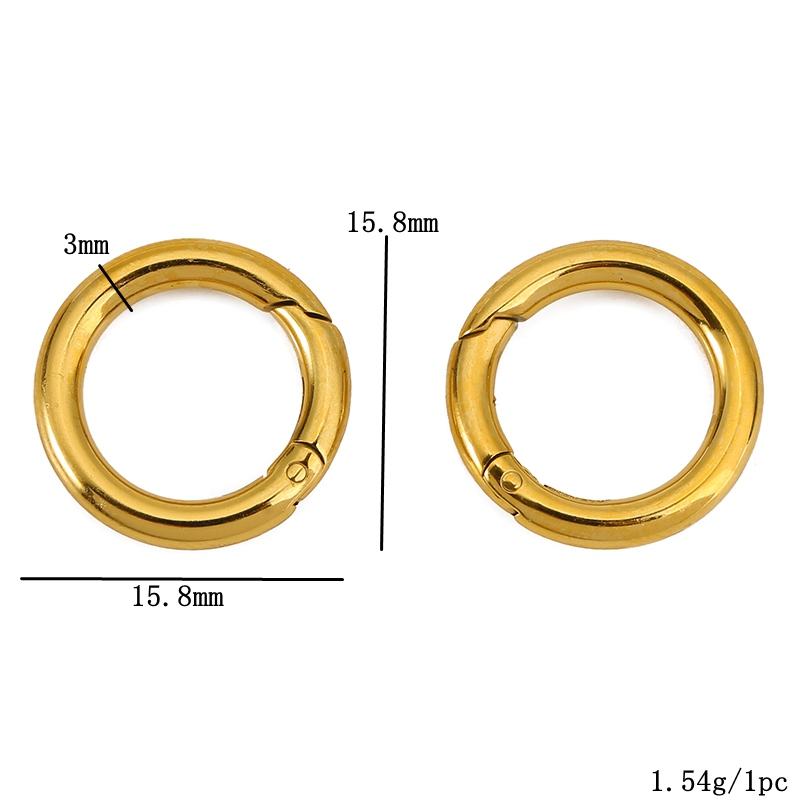 2 cierres de acero inoxidable, - Jewelry Making A Ring reseña y precio