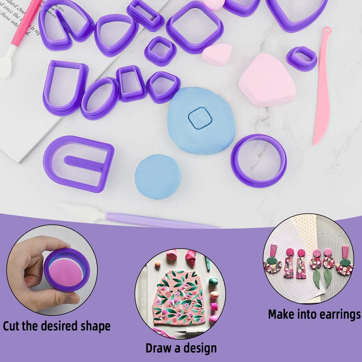 Kit para hacer pendientes de a - Jewelry Making In Clay reseña y precio