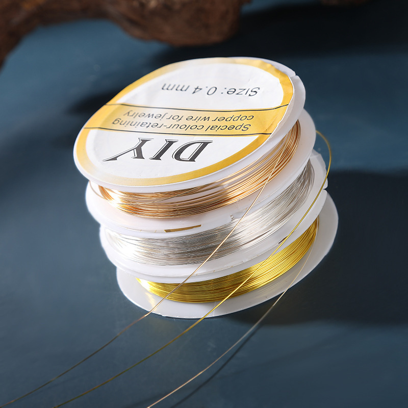 1 rollo de alambre de cobre pl - Jewelry Making Silver reseña y precio