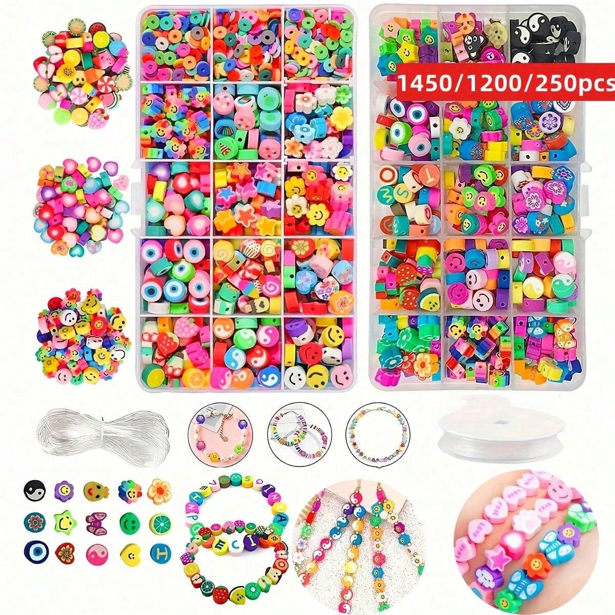 Juego de 1450/1200/250 Piezas  - Jewelry Making In Clay reseña y precio