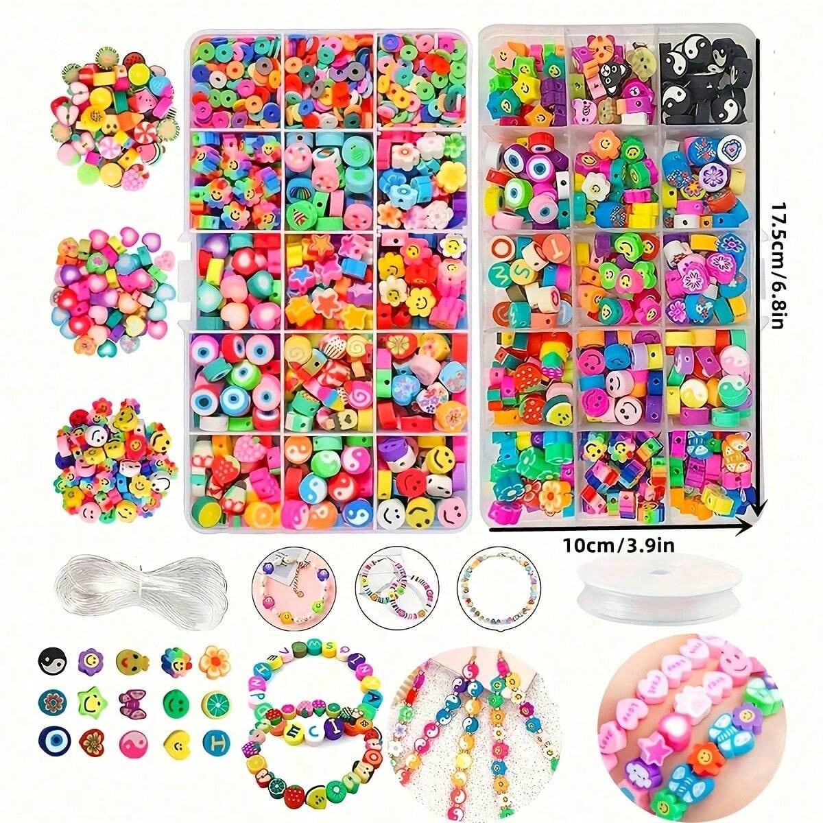 Juego de 1450/1200/250 Piezas  - Jewelry Making In Clay reseña y precio