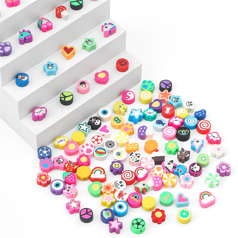 100 Uds. Cuentas de arcilla po - Jewelry Making In Clay reseña y precio