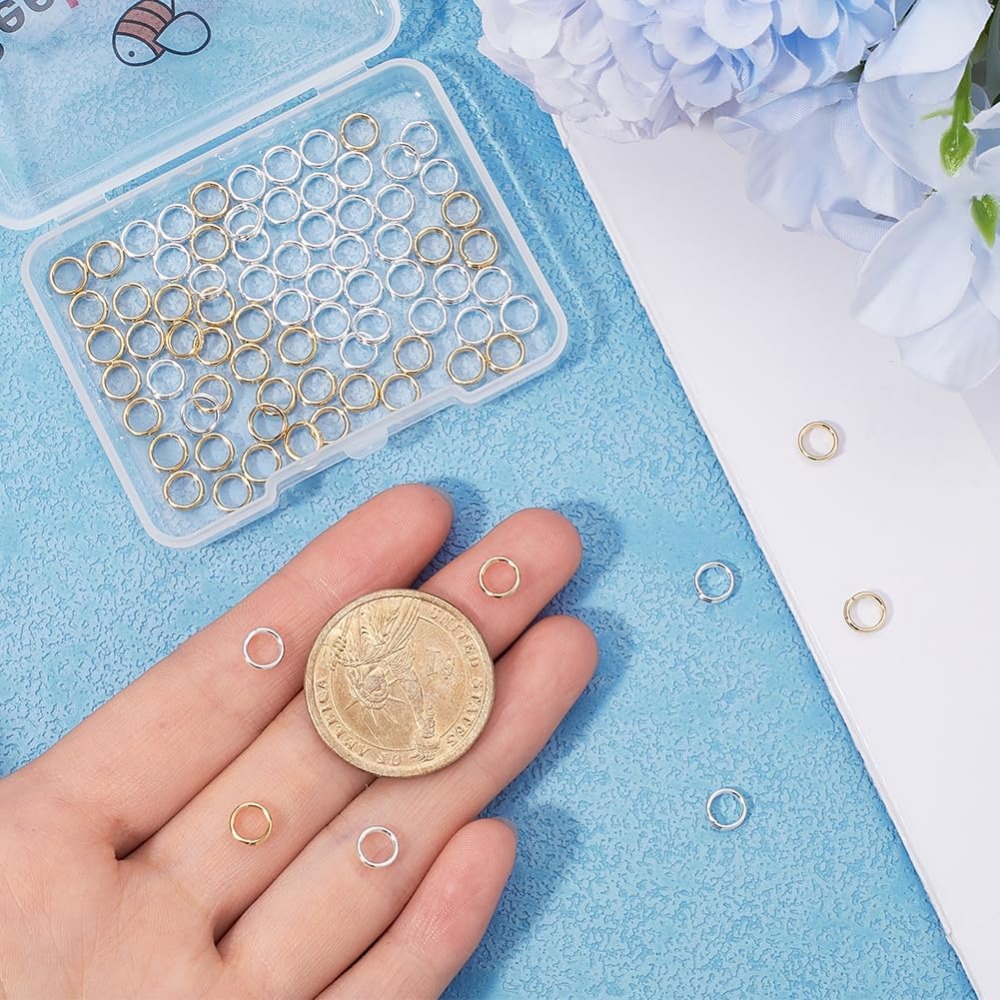 1 caja de 80 Uds. Anillo de sa - Jewelry Making Silver reseña y precio