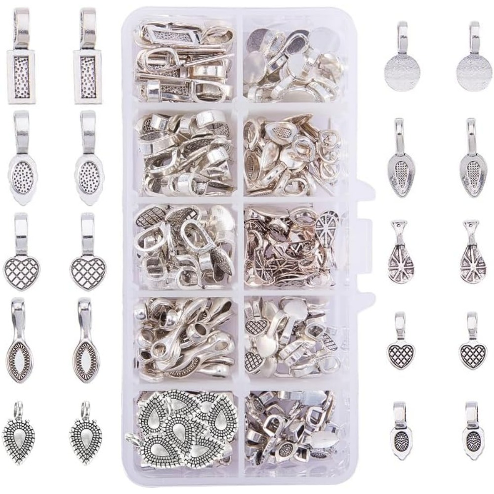 200 piezas de 10 estilos de al - Jewelry Making Silver reseña y precio
