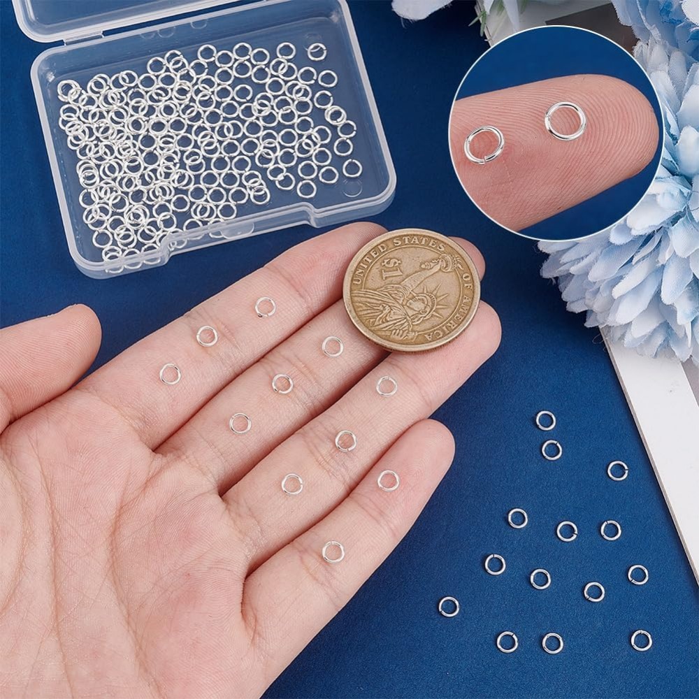 200 Uds. Anillos de salto abie - Jewelry Making Silver reseña y precio