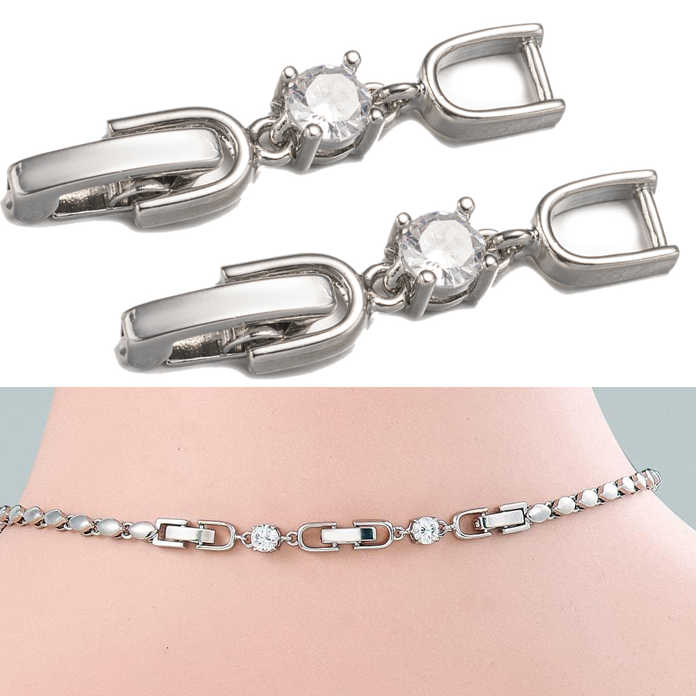 Juego de 5 cierres de extensió - Jewelry Making Pieces reseña y precio
