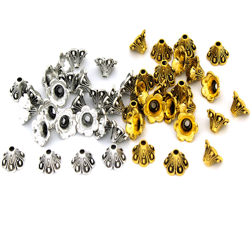 30 Uds. De tapas de cuentas de - Jewelry Making Silver reseña y precio