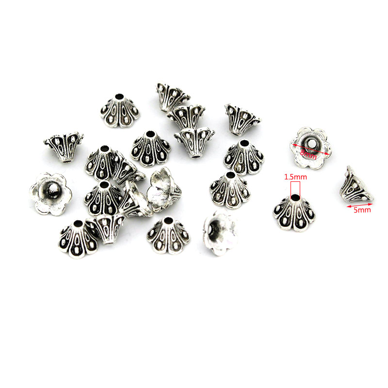 30 Uds. De tapas de cuentas de - Jewelry Making Silver reseña y precio
